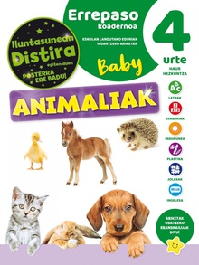 Euskera cuaderno de repaso 4 auos animales baby
