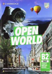 Open world first. student's book with key 2019