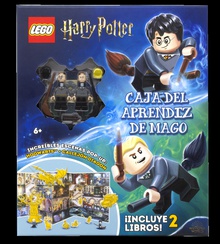 LEGO Harry Potter. Caja del aprendiz de mago Con dos libros, dos minifiguras y un escenario pop-up desplegable