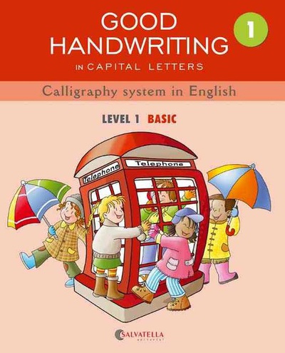 GOOD HANDWRITING 1-capital letters Calligraphy system in english-level 1 basic