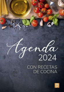 Agenda 2024 con recetas de cocina