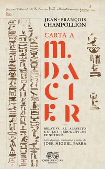 Carta A M. Dacier Relativa al alfabeto de los jeroglíficos fonéticos