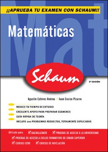 CUTR Matemáticas Schaum Selectividad - Curso cero (Castellano)