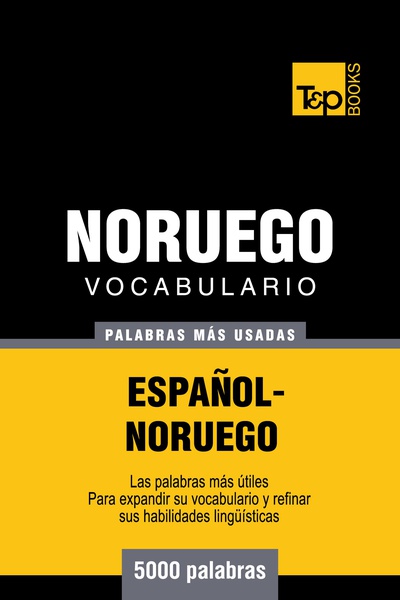 Vocabulario español-noruego - 5000 palabras más usadas