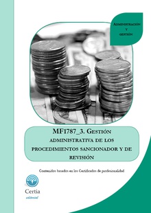 MF1787 Gestión administrativa del procedimiento sancionador