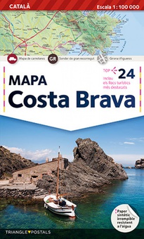Costa Brava, mapa