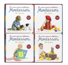 La meva primera biblioteca Montessori Els colors · Les fruites · Els números · Els animals