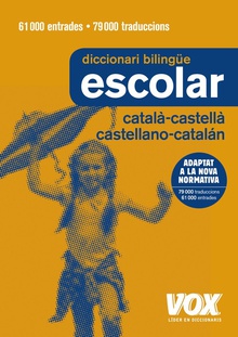Diccionario escolar catalan-espaiol