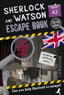 Sherlock amp/ Watson. Escape book para repasar inglés. 12-13 años