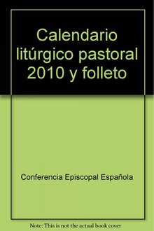 Calendario litúrgico-pastoral 2009-2010