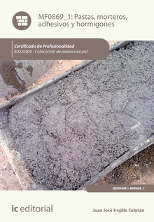 Pastas, morteros, adhesivos y hormigones. IEXD0409