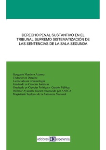 Derecho Penal Sustantivo en el Tribunal Supremo