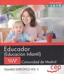 EDUCADOR.(EDUCACIÓN INFANTIL). TEMARIO ESPECÍFICO VOL.II