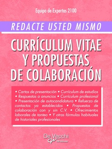 Redacte usted mismo currículum vitae y propuestas de colaboración