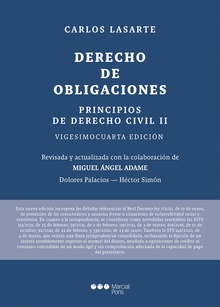 Principios de Derecho civil Tomo II: Derecho de obligaciones