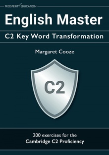 (22).english master: c2 key word transformation/20 practice