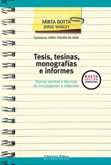 Tesis, tesinas, monografías e informes