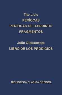 Períocas. Períocas de Oxirrinco. Fragmentos. Libro de los prodigios.