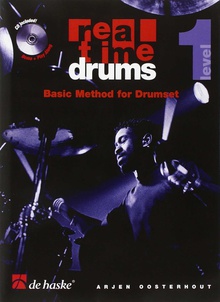 Bde1831 real time drums level 1 - basic method for drumset
