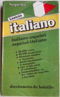 Lexicón Sopena italiano español y español italiano