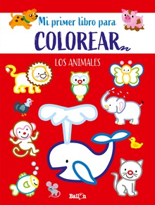 Los animales - primer libro colorear