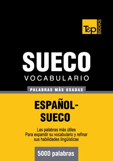 Vocabulario español-sueco - 5000 palabras más usadas