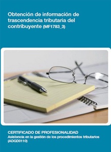 MF1783_3 - Obtención de información de trascendencia tributaria del contribuyente