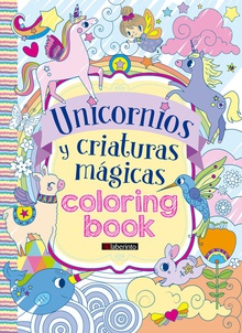 Unicornios y criaturas mágicas Coloring book