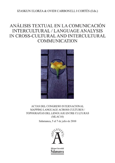 An·lisis textual en la comunicaciÛn intercultural = Language analysis in cross-cultural and intercultural communication