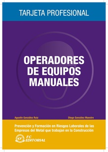 Operadores De Equipos Manuales. Tarjeta Profesional