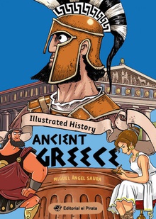 Illustrated History - Ancient Greece ¡Libro sobre la antigua Grecia con muchos chistes! Libros para aprender INGLÉS p