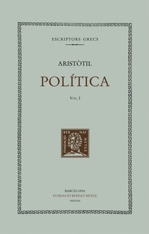 Política (vol. I) Llibres I-III