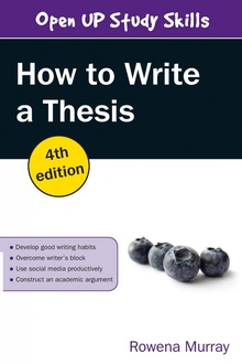 How to write a thesis 4e
