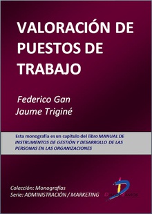 Valoración de puestos de trabajo