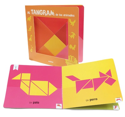 Mi tangram de los animales 18 modelos. 2 niveles de dificultad