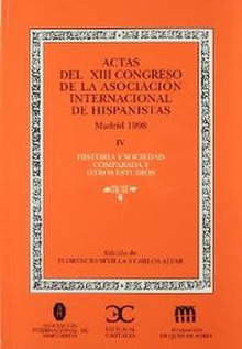 Actas xiii congreso, 4 hispanistas