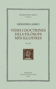 Vides i doctrines dels filòsofs més il·lustres (vol. III) Llibres IV-V