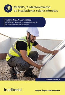 Mantenimiento de instalaciones solares térmicas. ENAE0208