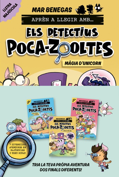 PACK Aprèn a llegir amb... Els detectius Poca-zooltes!  4,5 i 6