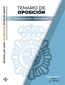 Pack Temario Oposición Escala Básica Policía Nacional 4 volumenes