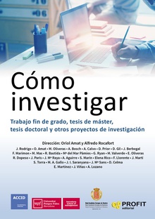 CÓMO INVESTIGAR Trabajo fin de grado, tesis de máster, tesis doctoral y ...