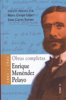 Obras completas Enrique Ménendez Pelayo