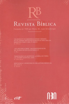 Revista biblica:año 84/3-4