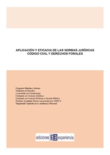 Aplicación y eficacia de las normas jurídicas.