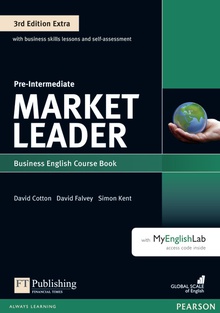market leader pre-intermediate student´s book con dvd (3ed) con my english lab