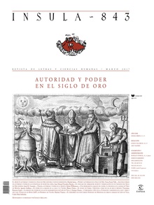 Autoridad y poder en el Siglo de Oro (Ínsula n° 843, marzo de 2017)