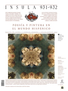 Poesía y pintura en el mundo hispánico (Ínsula n° 931-932, julio-agosto de 2024)