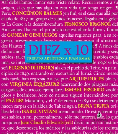 Diez x 10: tributo artístico a Juan Emar