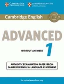 Cambridge english advanced 1 revised exam 2015. STudents +key