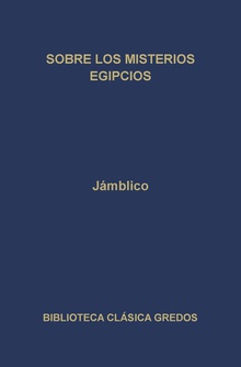 Sobre los misterios egipcios